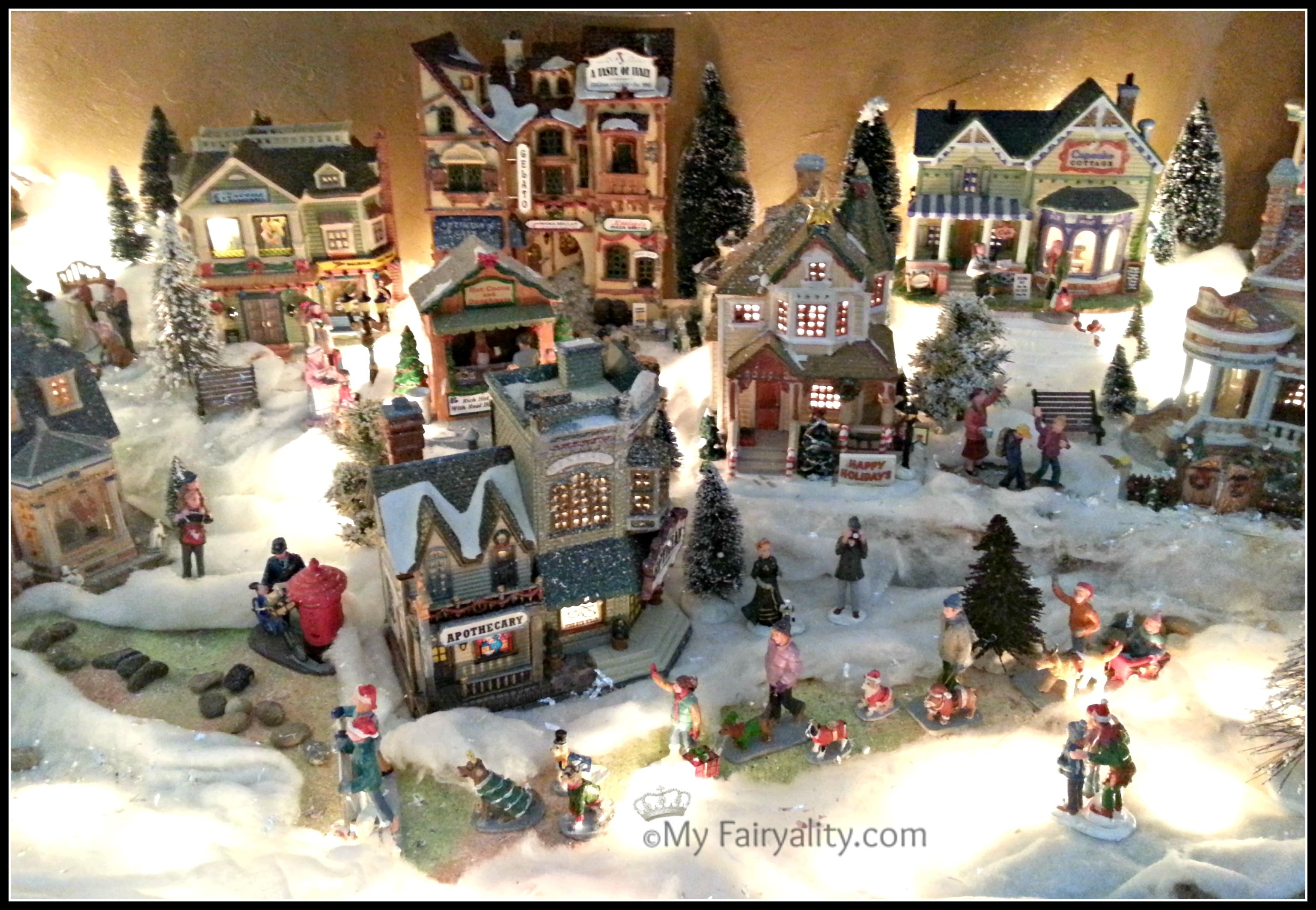 Christmas village decorations