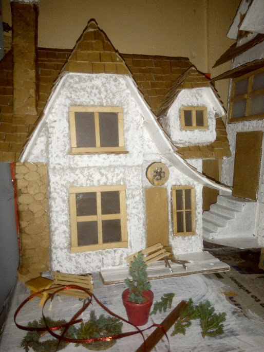 Christmas village materials