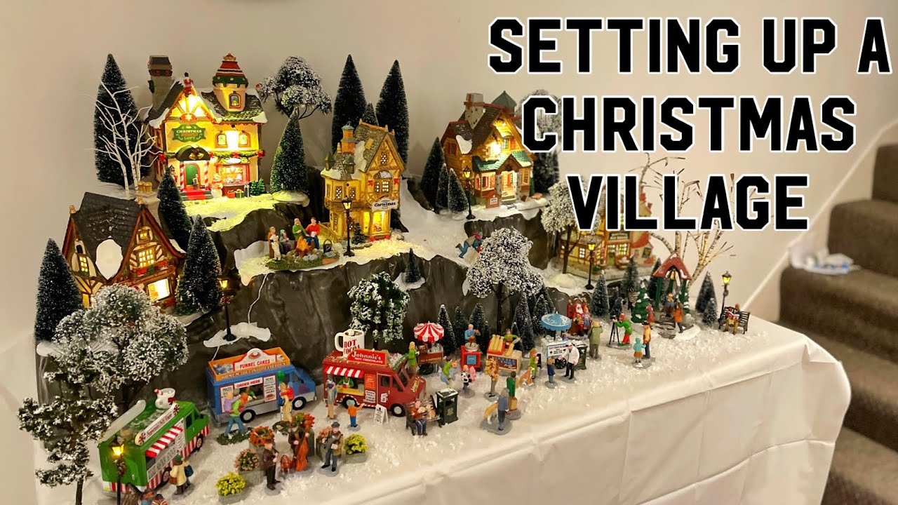 Christmas Village Setup Ideas