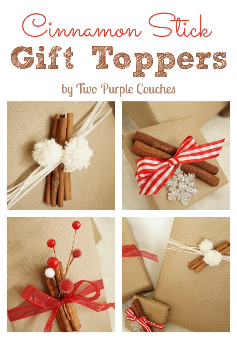 Cinnamon Stick Gift Toppers