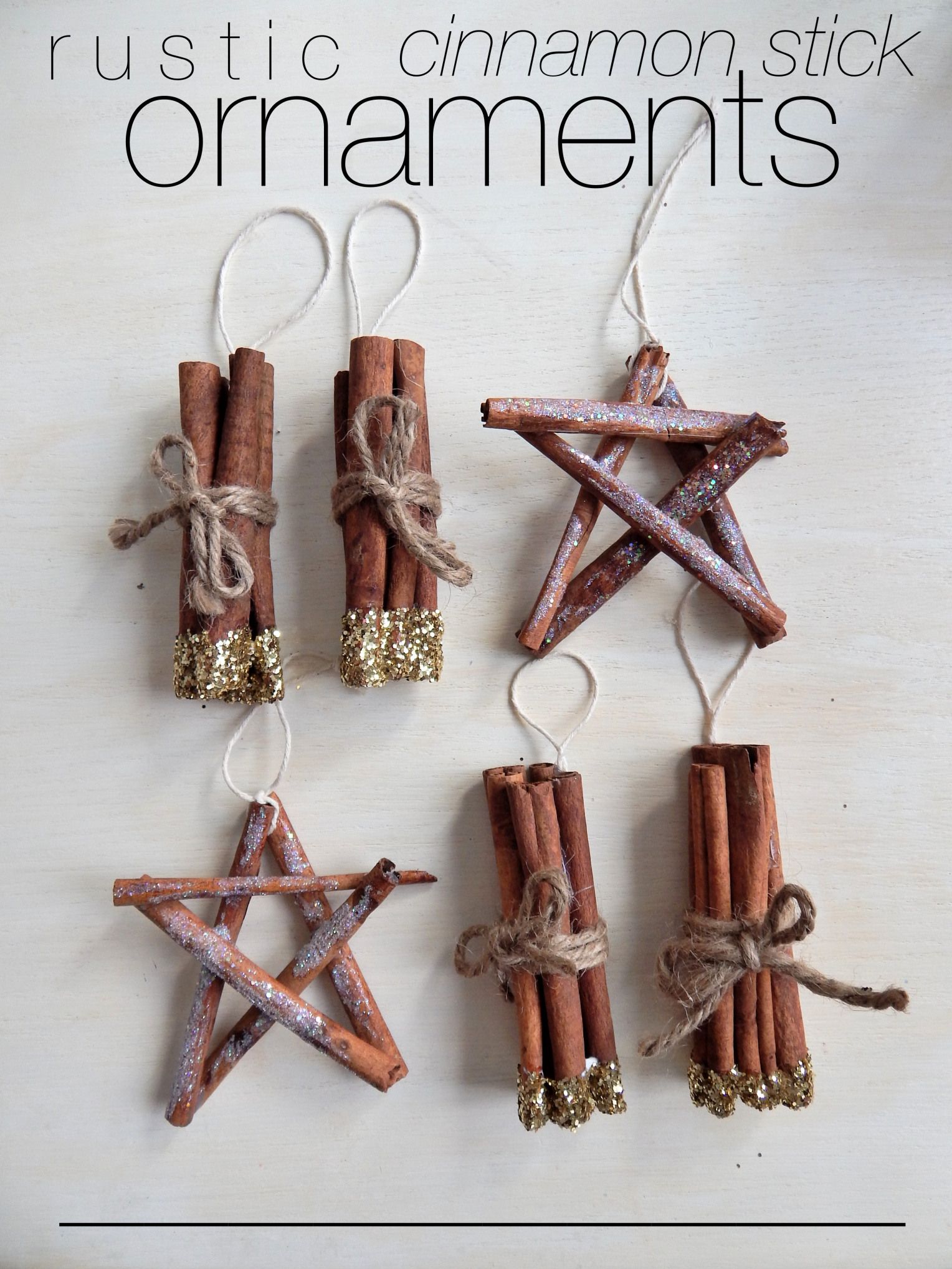 Cinnamon Stick Ornament Ideas