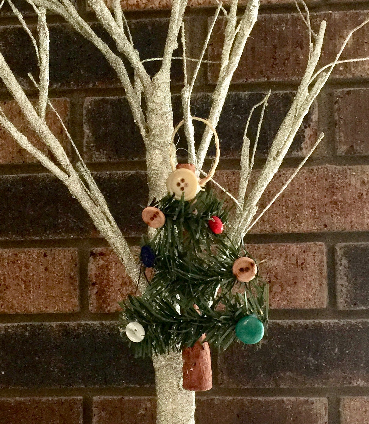 Cinnamon Sticks on Christmas Tree