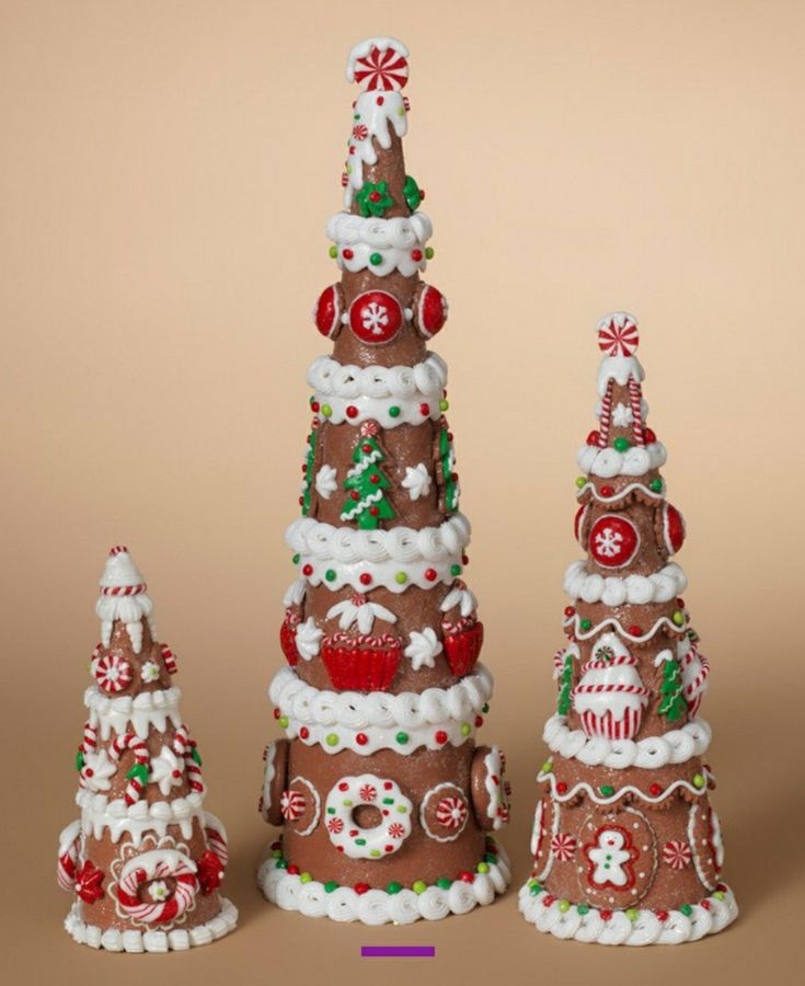 Classic Gingerbread Tree Decorations