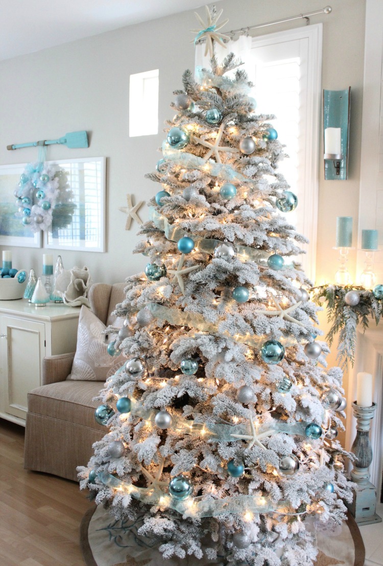 Coastal Elegance Christmas Tree