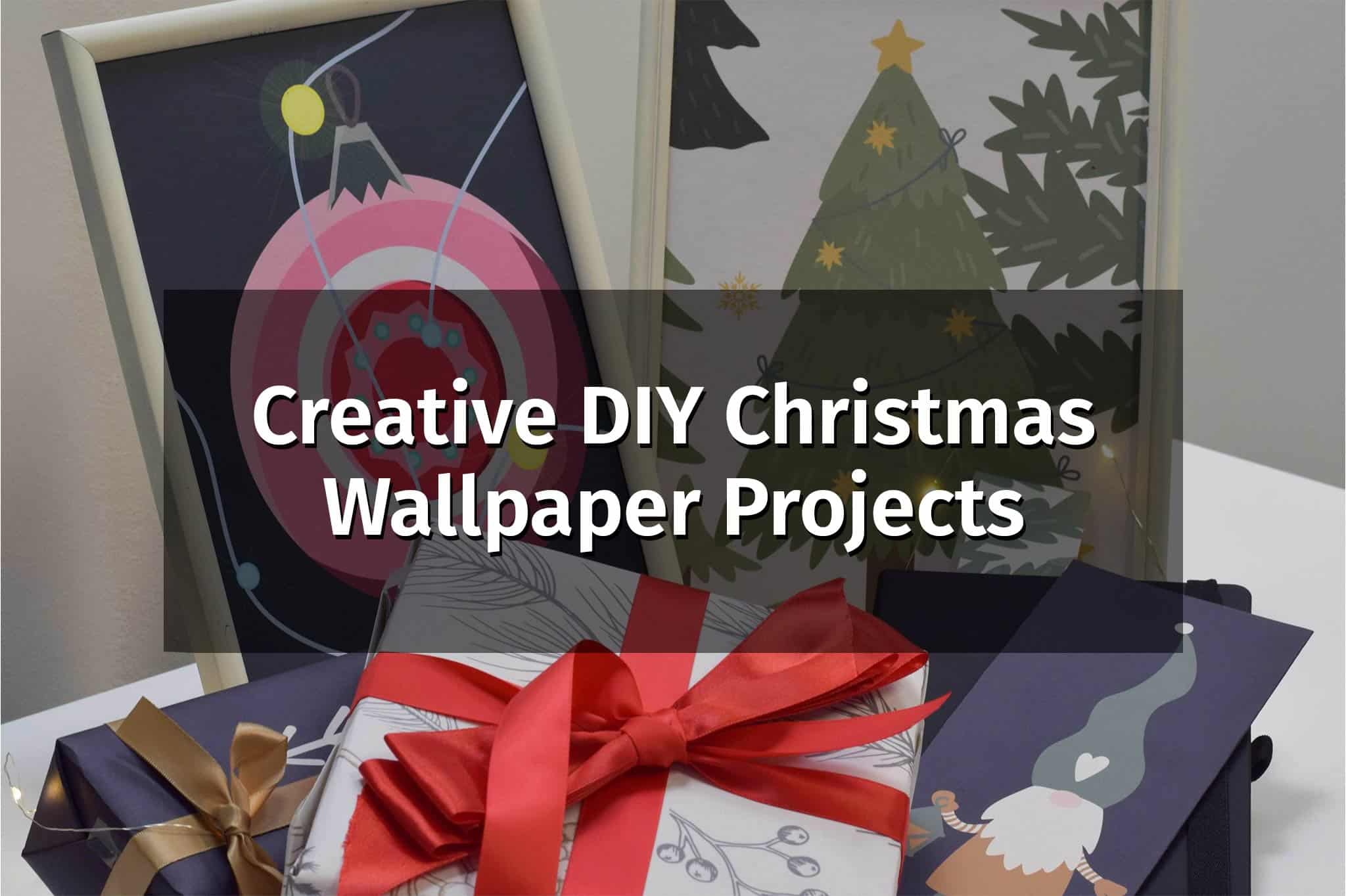 DIY Holiday Wallpaper