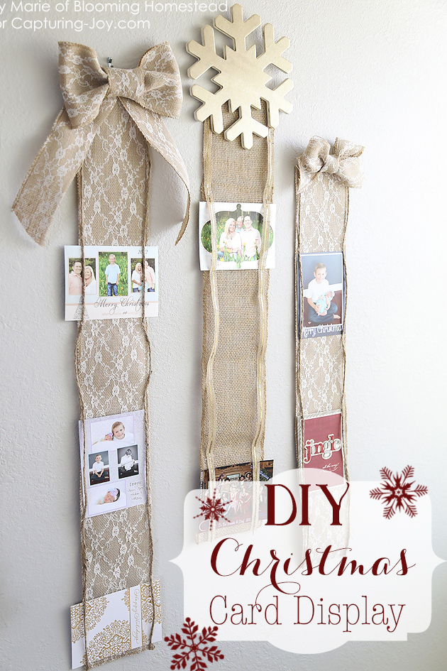 DIY Photo Display Christmas