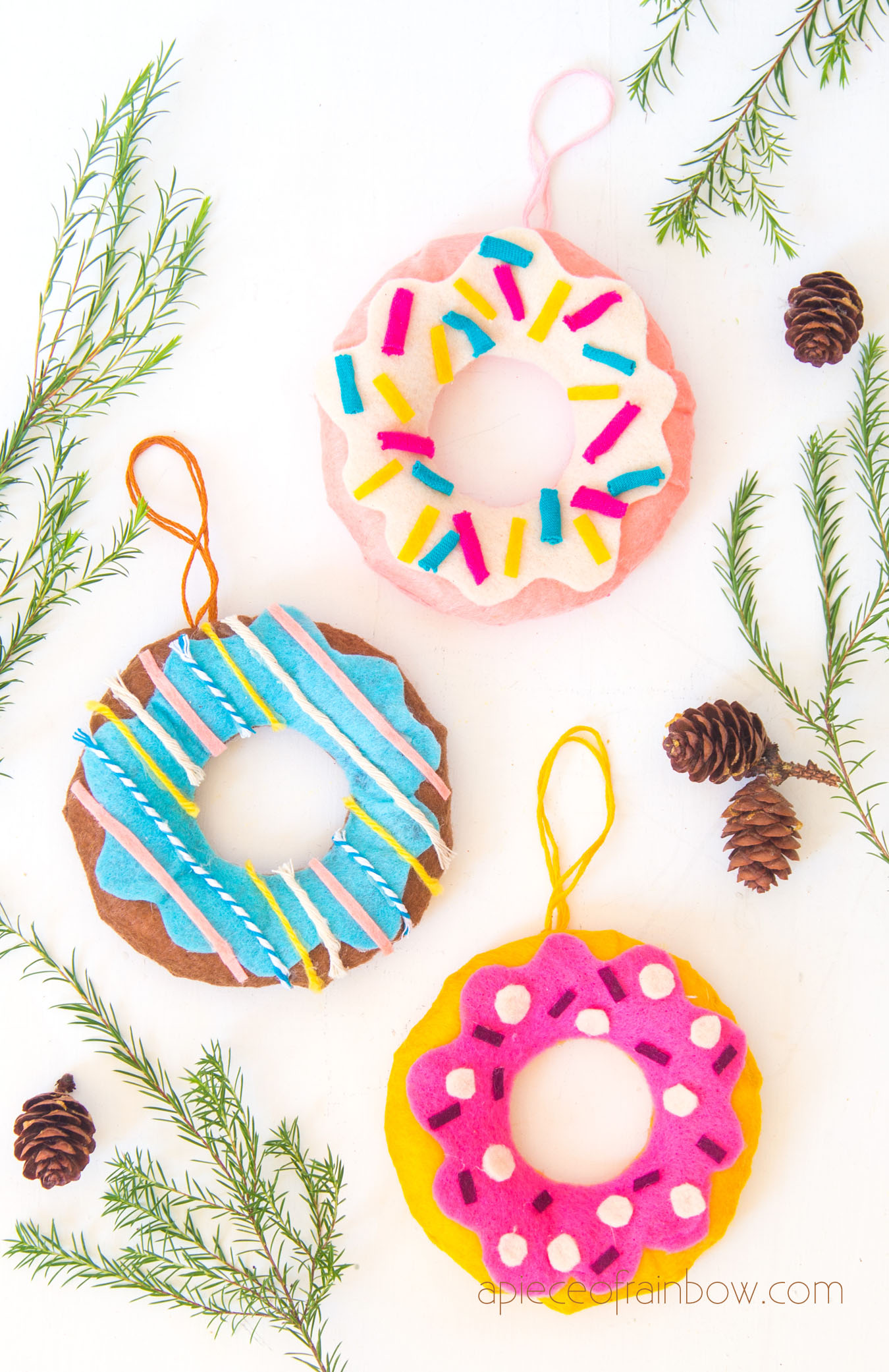 Donut-shaped ornaments