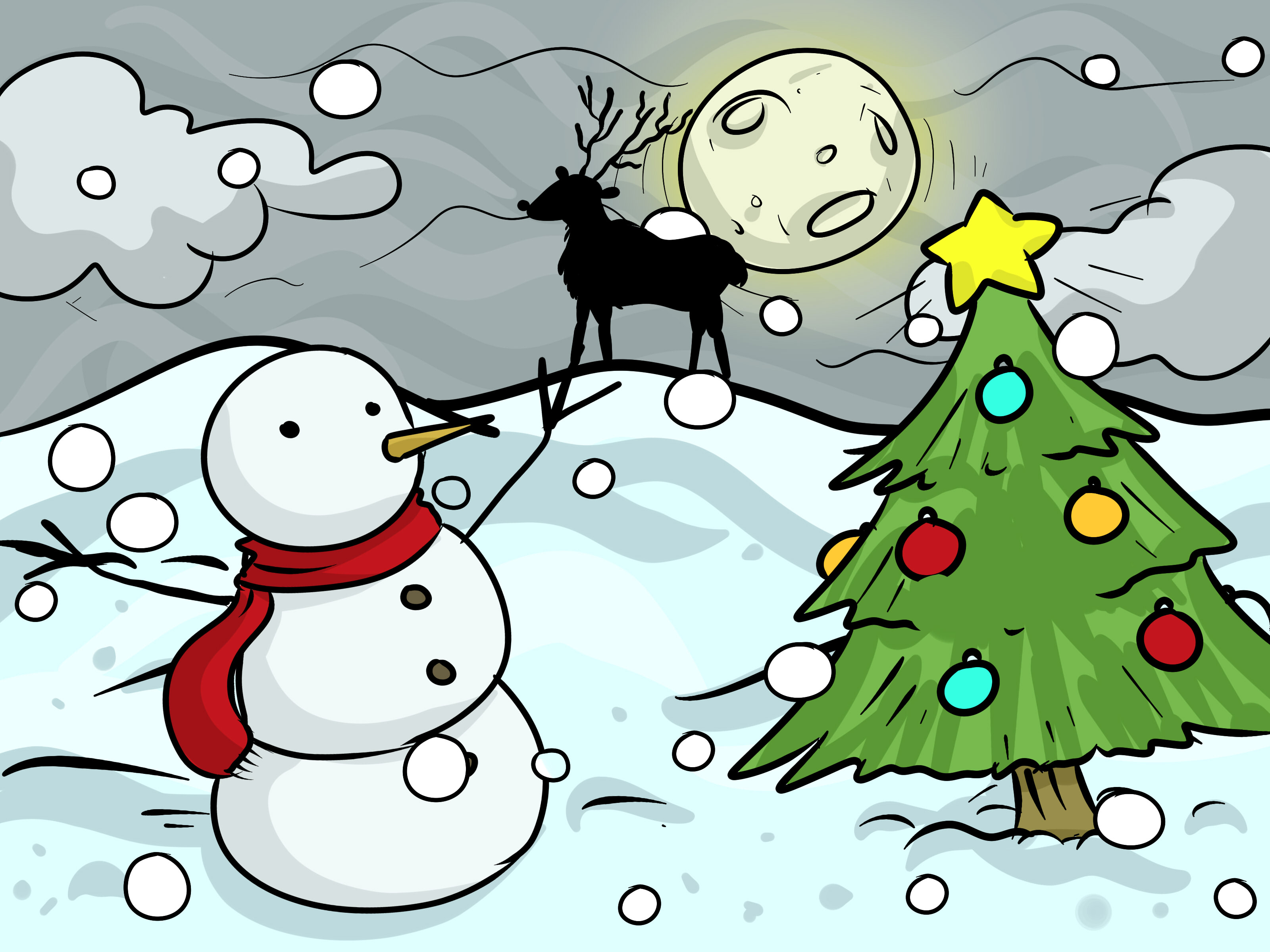 Easy Christmas Drawings For A Magical Holiday Season