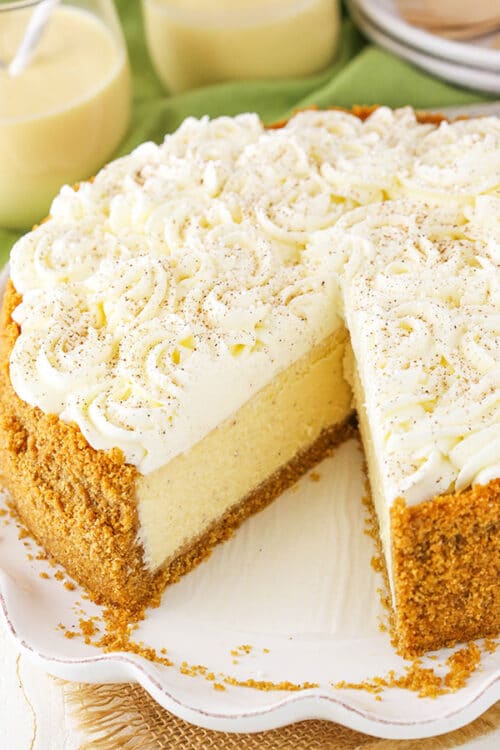 Eggnog Cheesecake Recipe