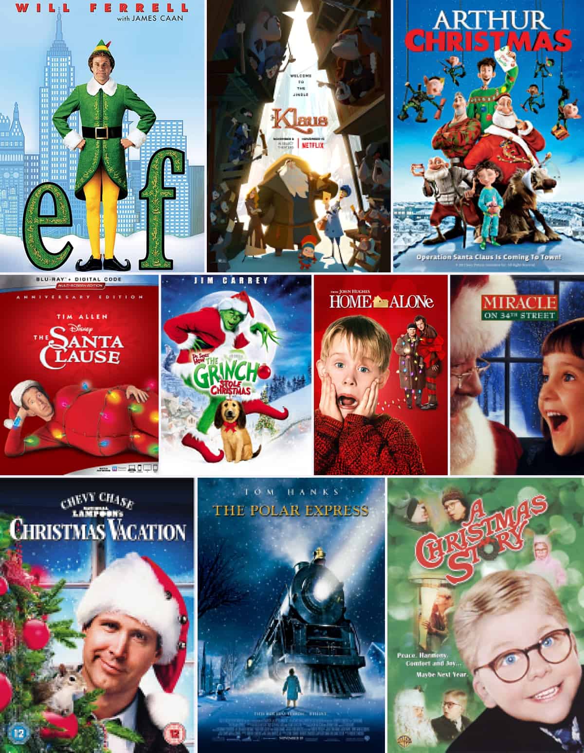 Family-Friendly Christmas Movies