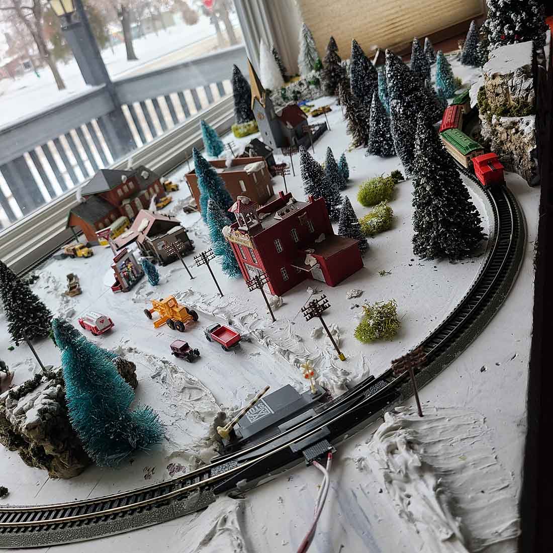 Festive Train Layout