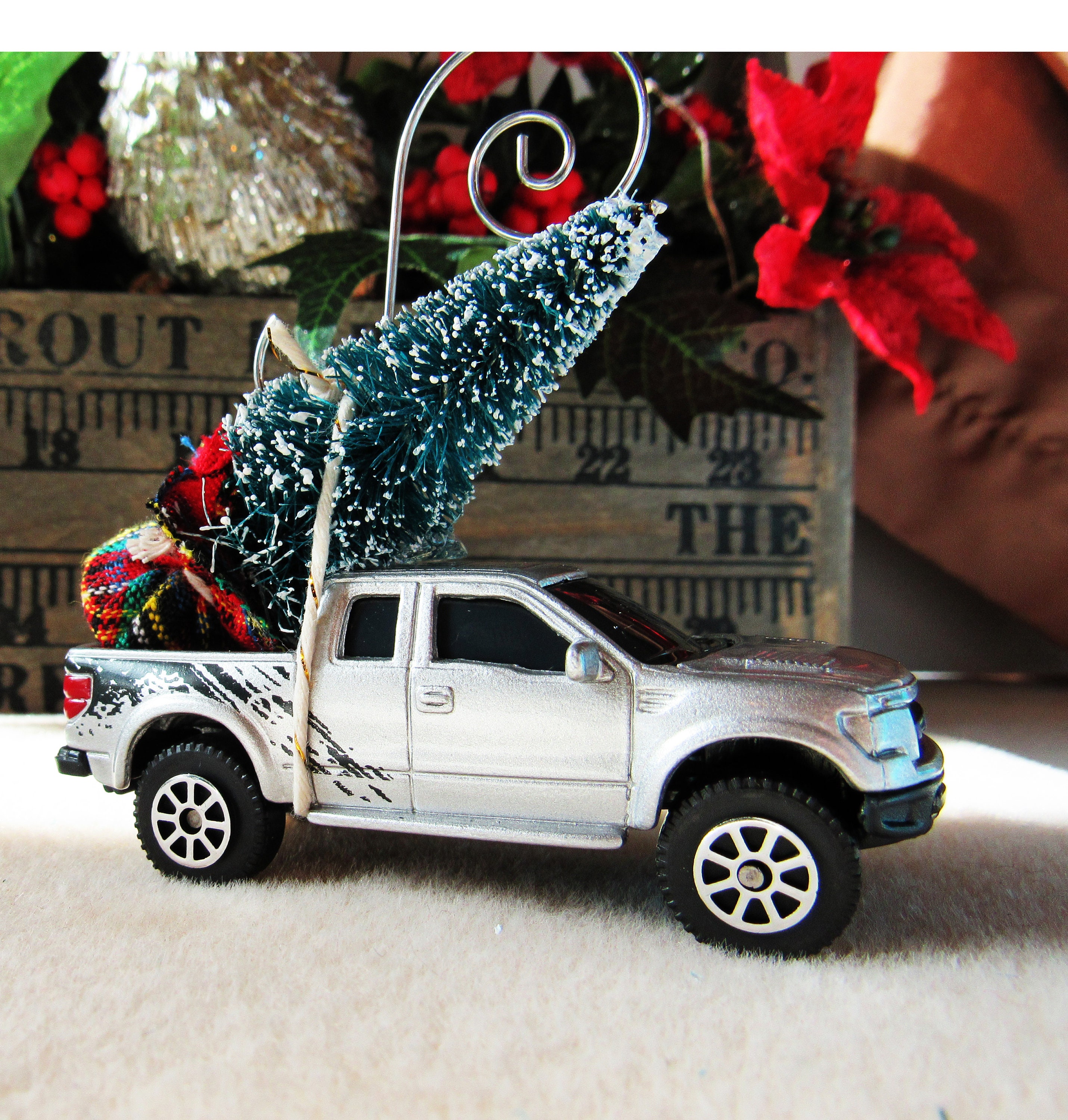 Ford F-150 with Christmas Tree Decorations