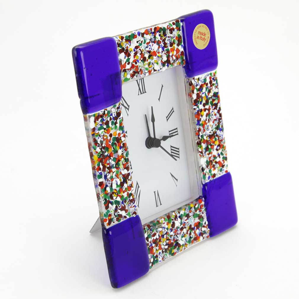 Glass clock mobile