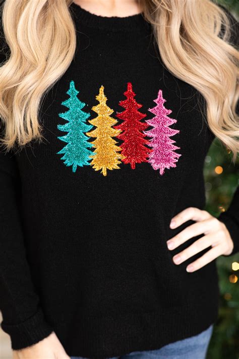 Glitter Christmas Tree Sweater