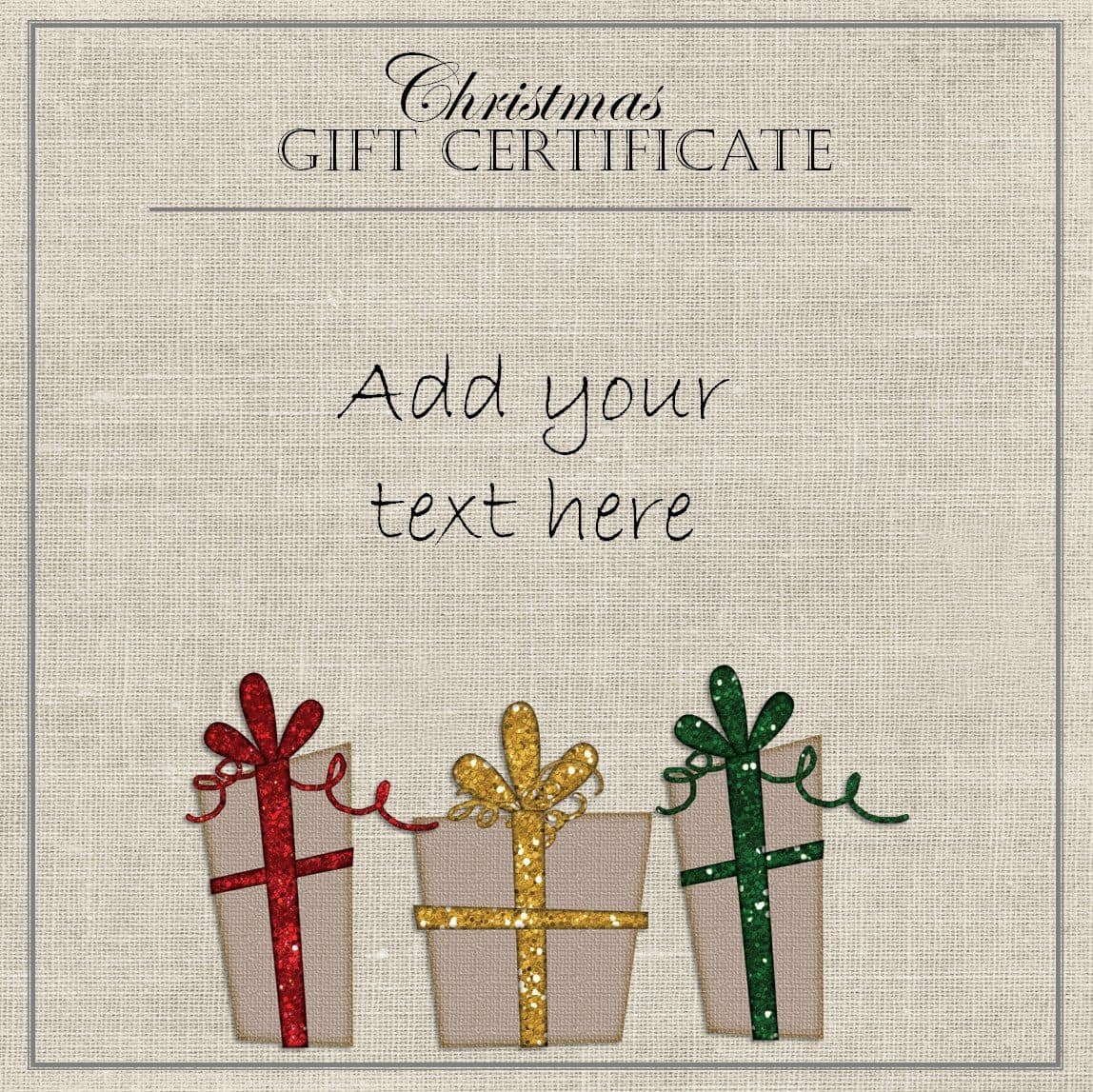 Holiday Gift Template