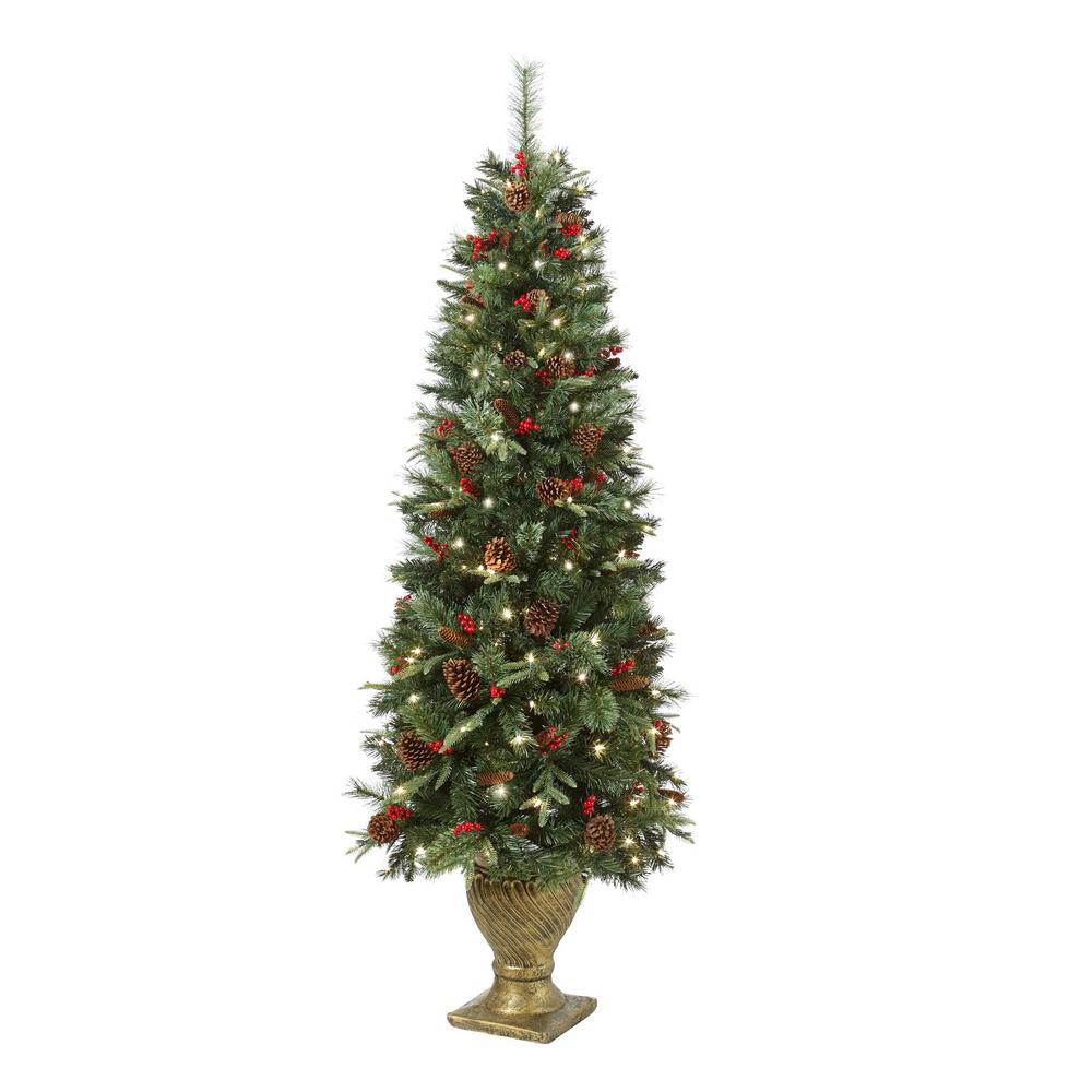 Home Accents Holiday Pre-Lit Artificial Christmas Tree