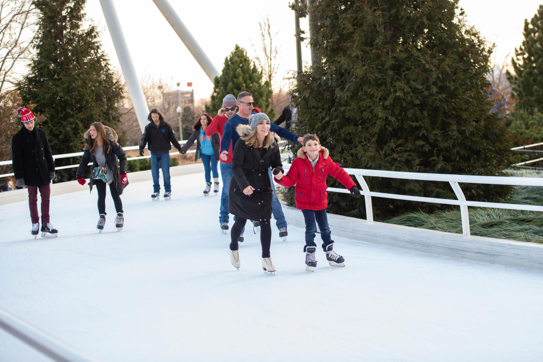 Ice Skating in the Park