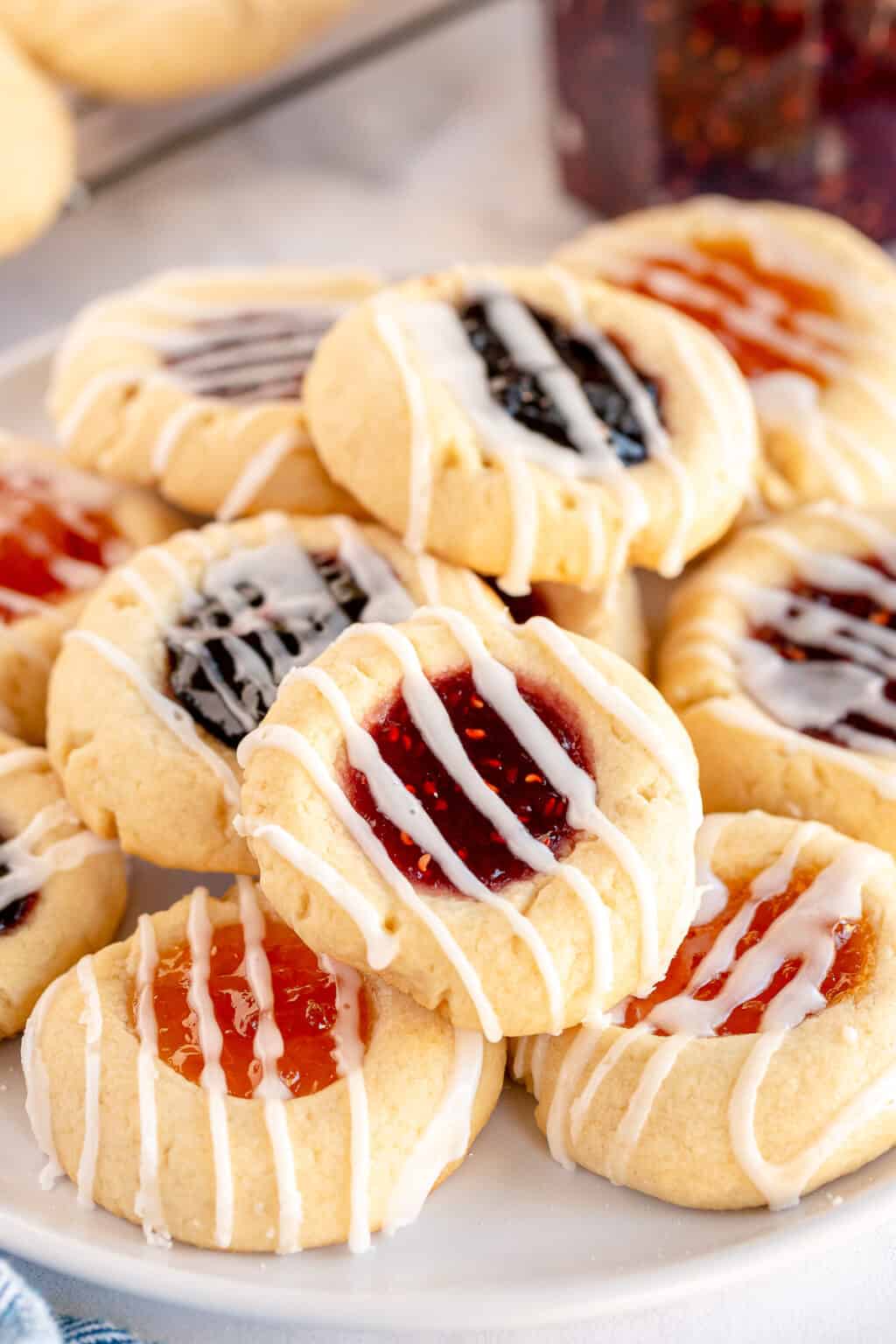 Classic Jam Thumbprint Cookies