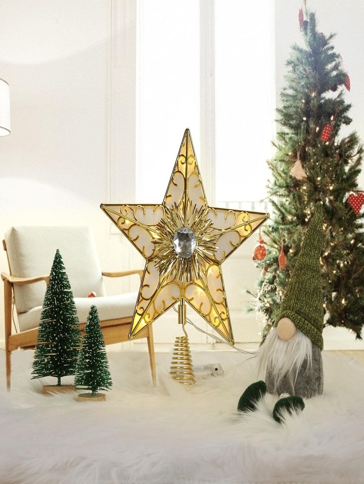 Mainstays 10-Light Star Tree Topper