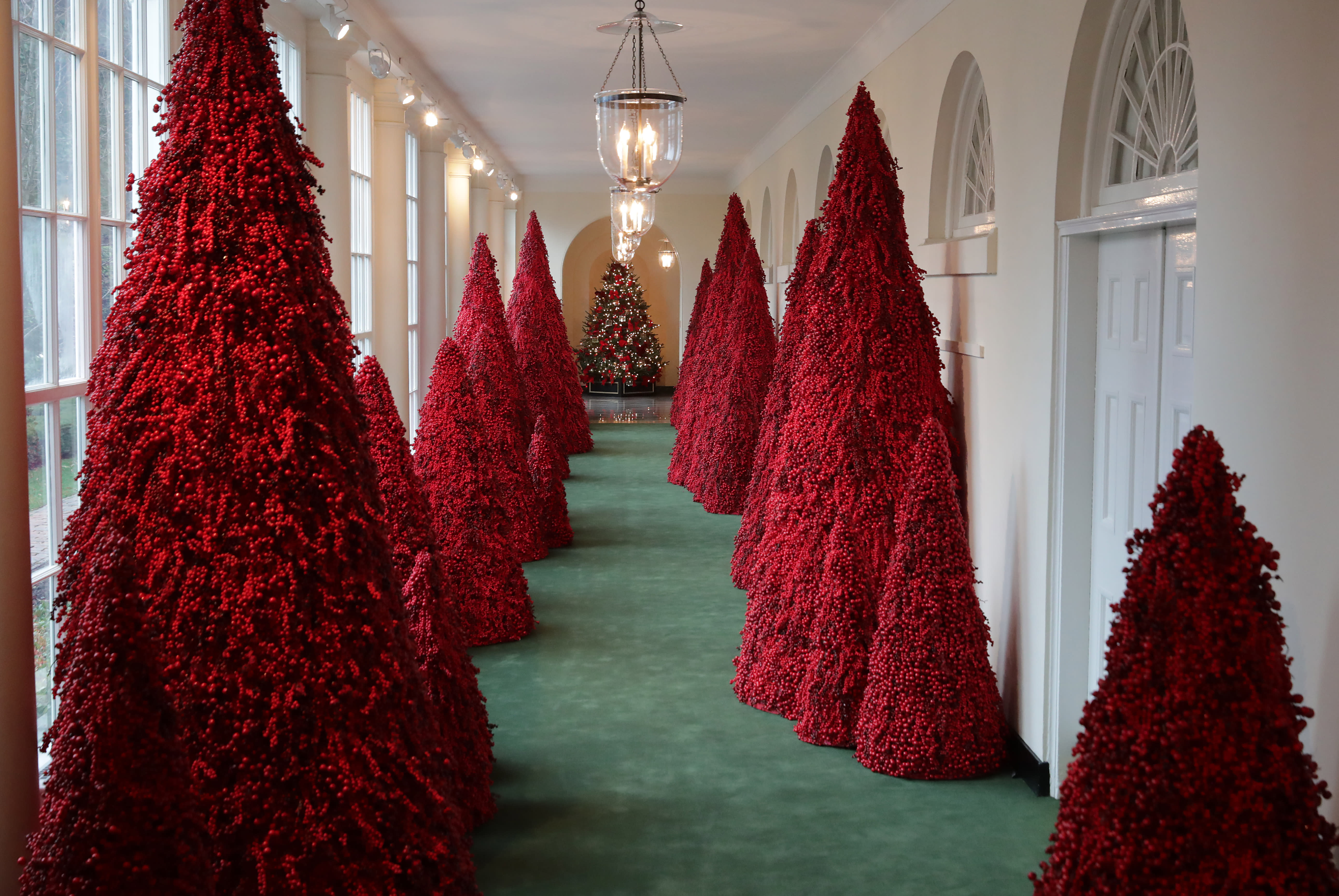 Melania Trump Christmas Tree Classic Colors