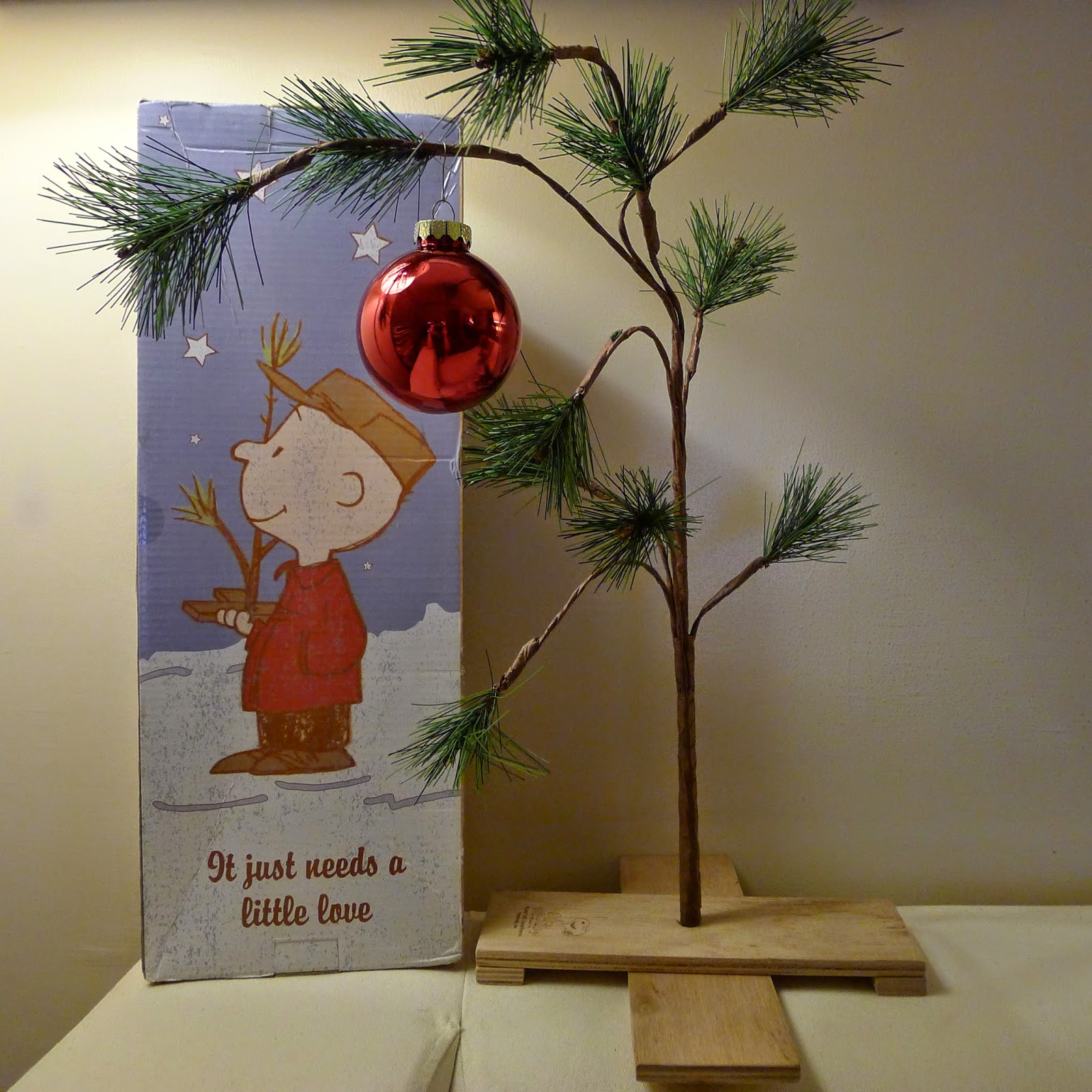 Mixed Media Charlie Brown Christmas Tree