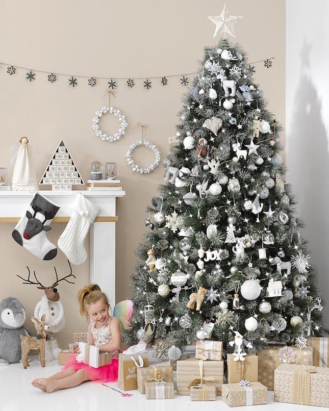 Modern Monochromatic Christmas Tree