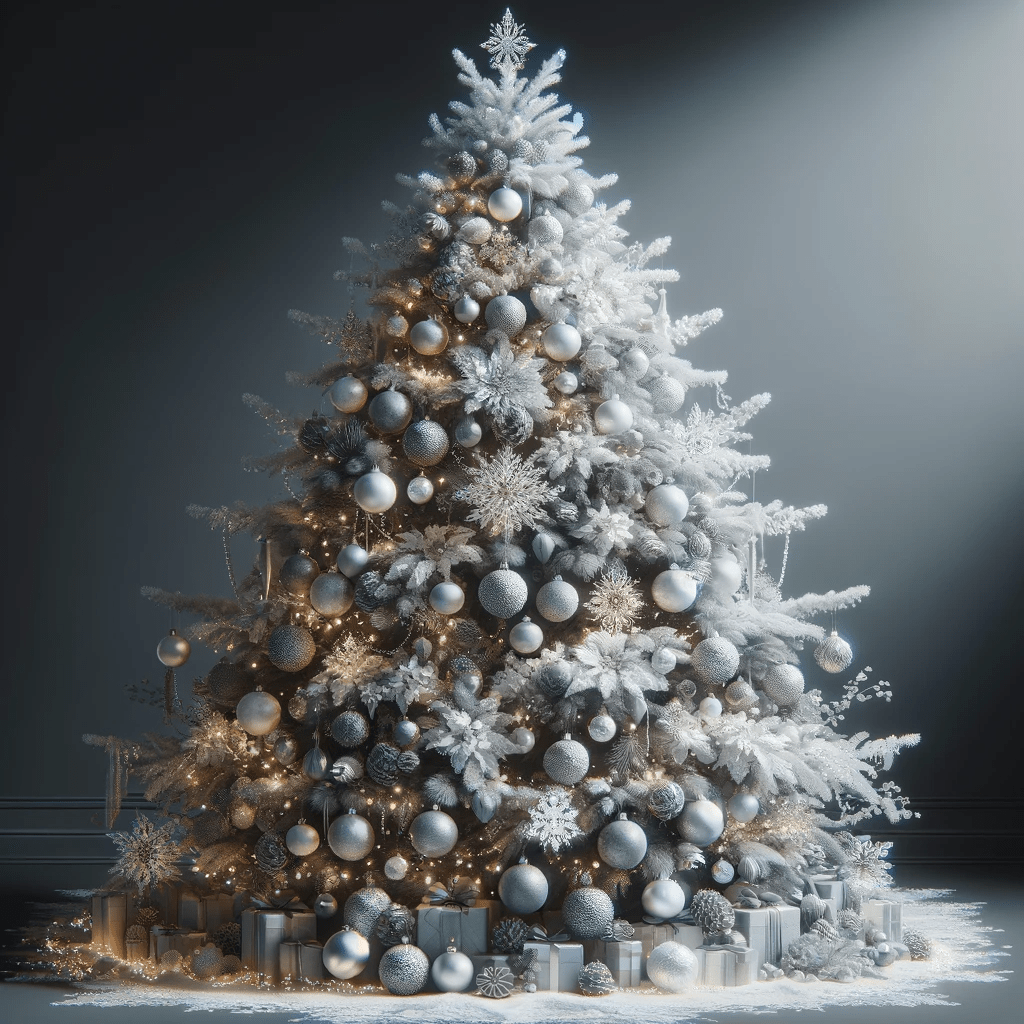 Monochromatic Christmas Tree Color Schemes