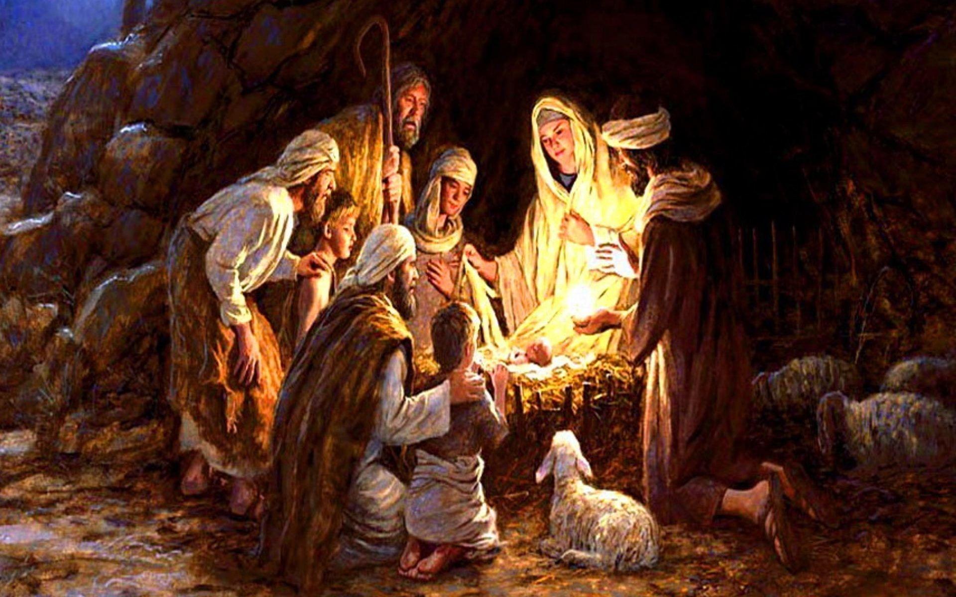 Nativity Scene Christmas Screen