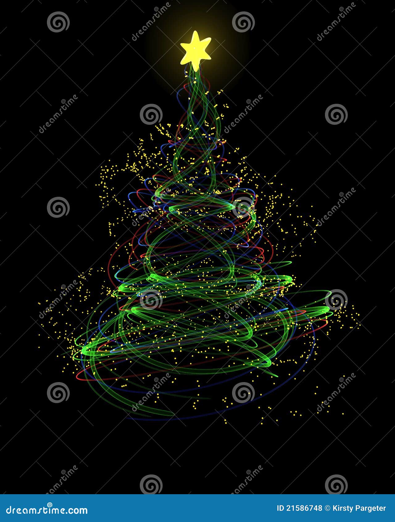 Neon Dreams Christmas Tree