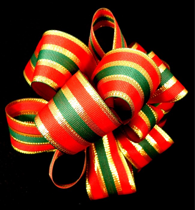 Non-Wired Ribbon for Christmas