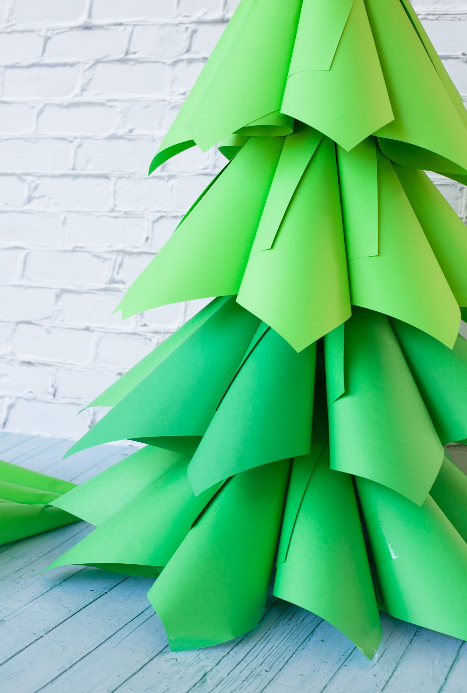 Paper Cone Christmas Tree Decorations