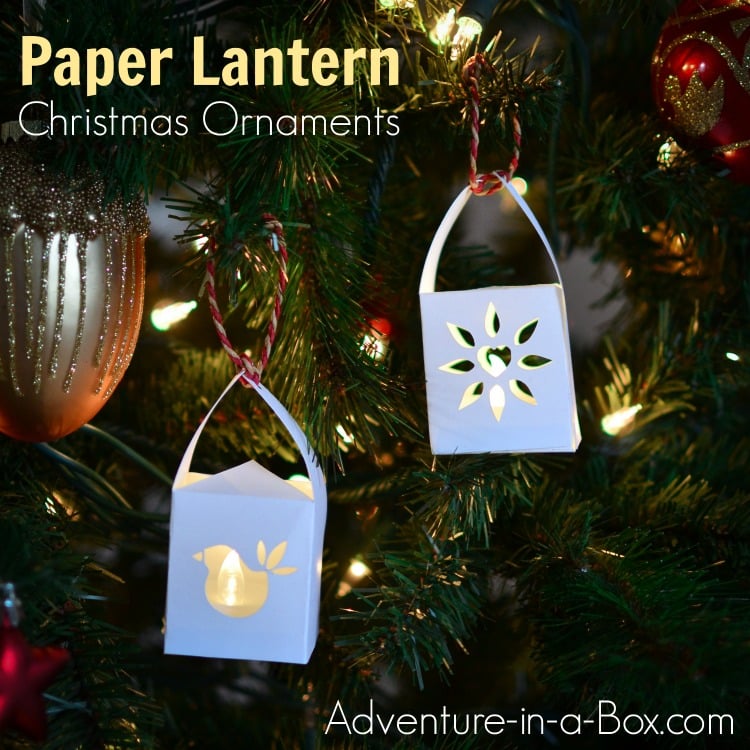 Paper Lantern Christmas Tree Decorations