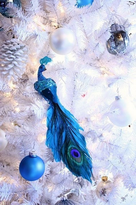 Peacock Paradise Christmas Tree