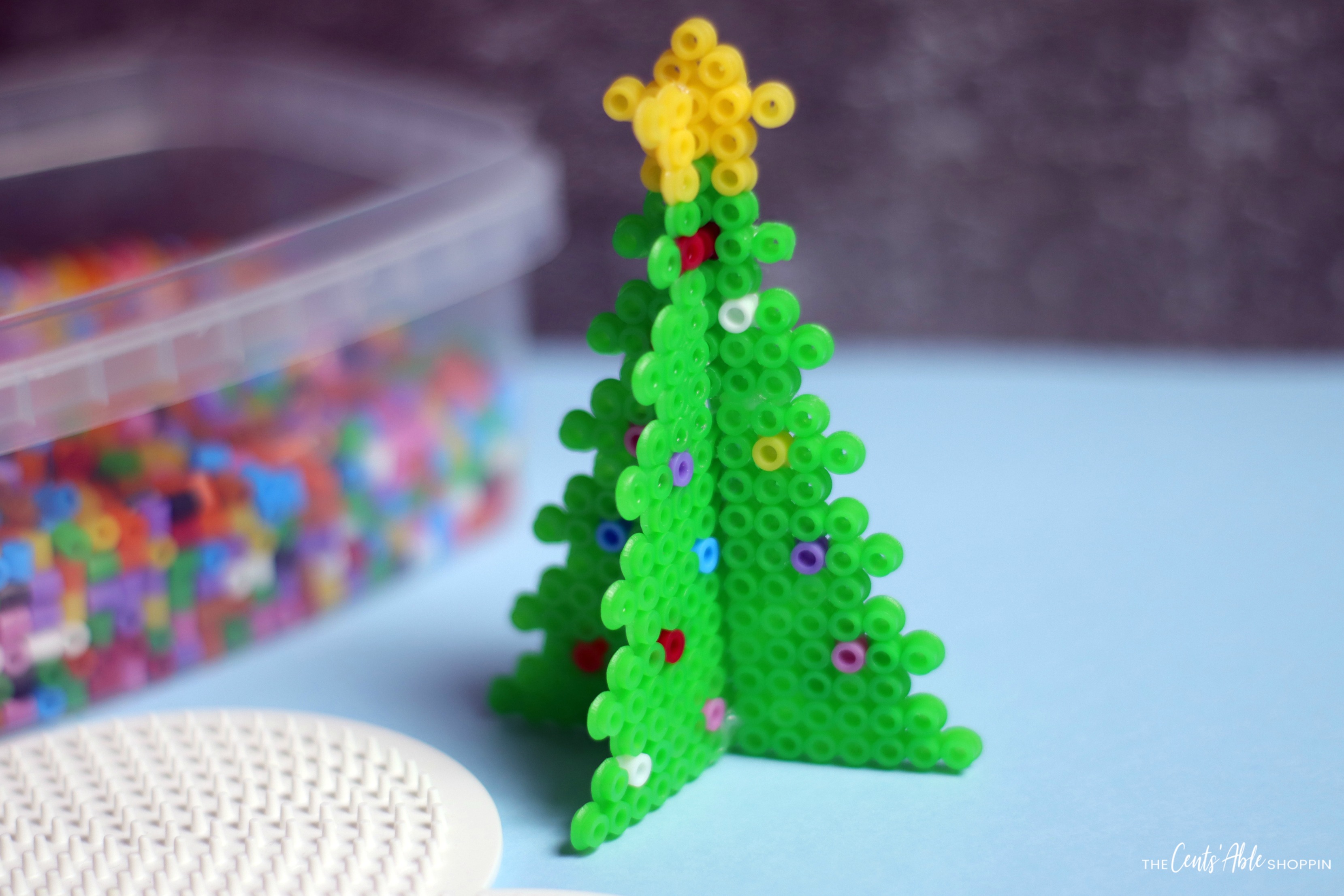 Perler Beads Christmas Tree Beaded Ornaments