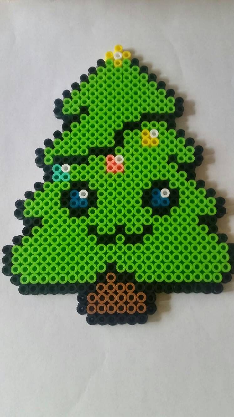 Perler Beads Christmas Tree Ideas DIY