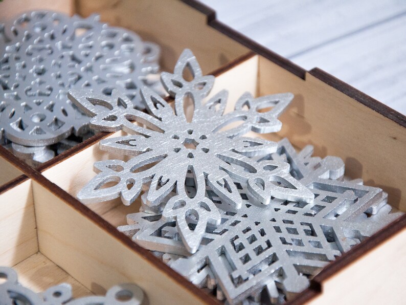 Personalised Christmas Snowflakes