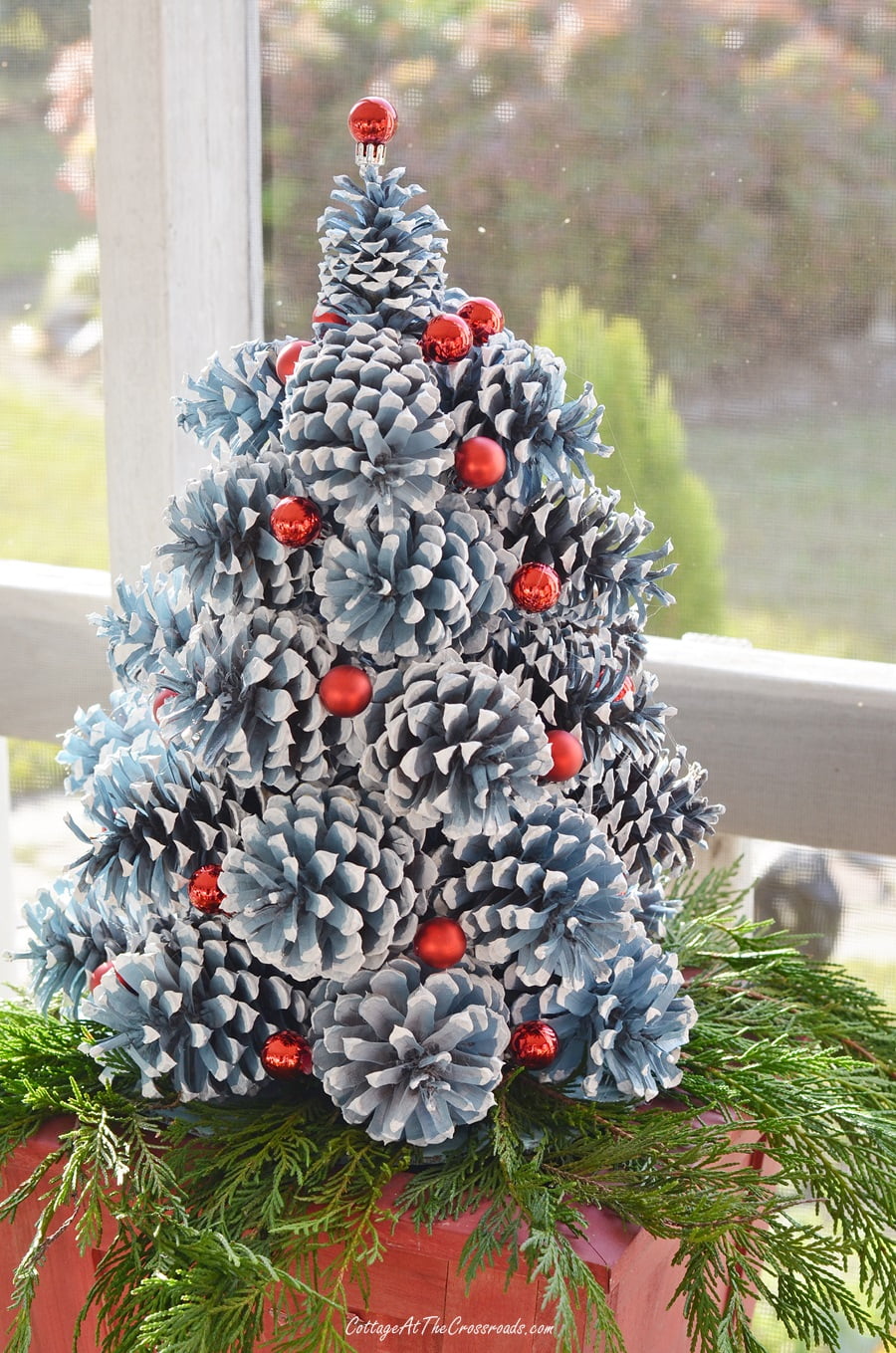 Pine Cone Christmas Tree Decorations