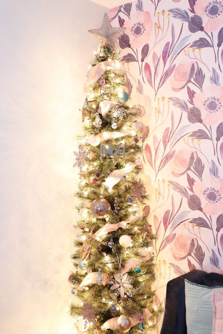 Pink Pencil Christmas Tree Ideas