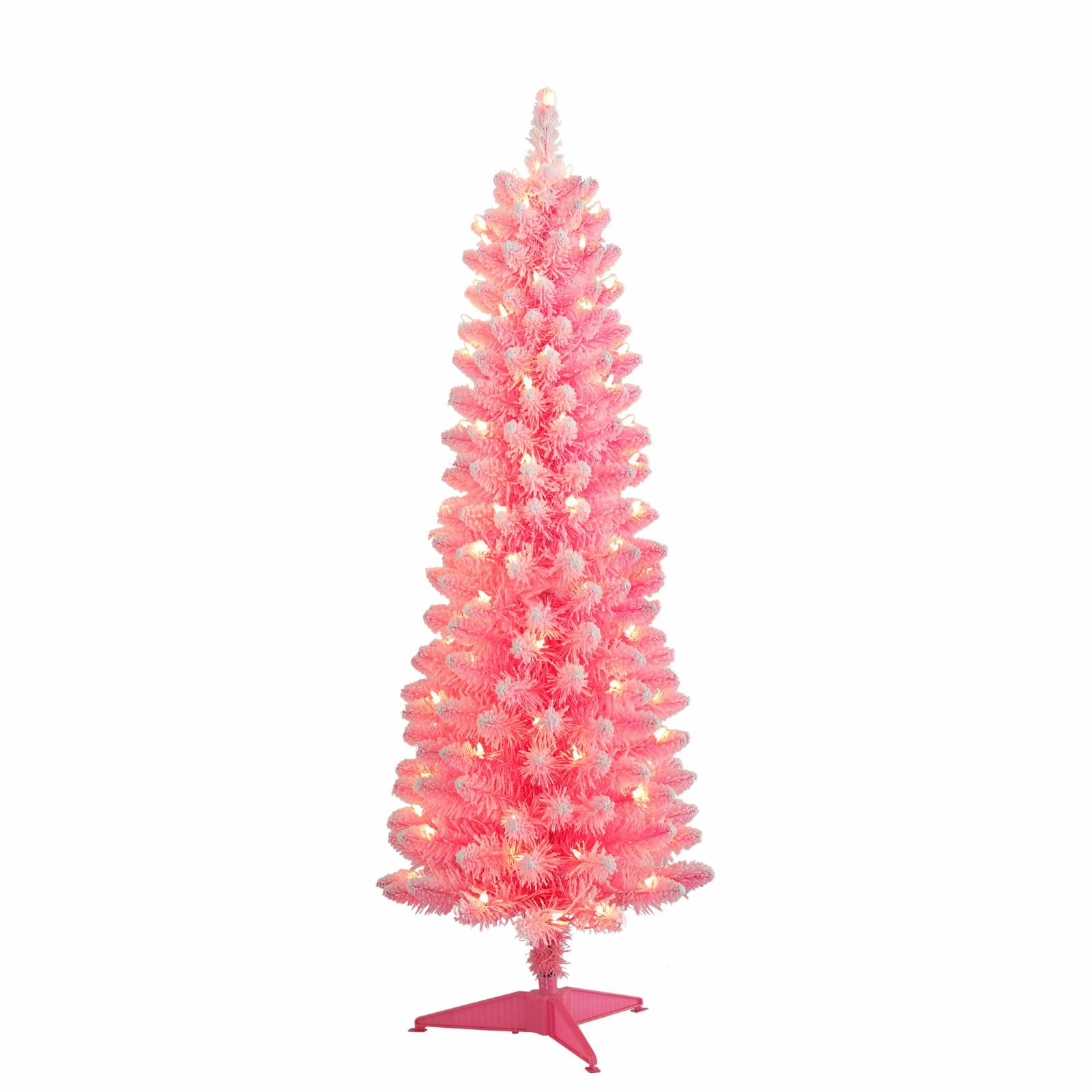 Pink Pencil Christmas Tree