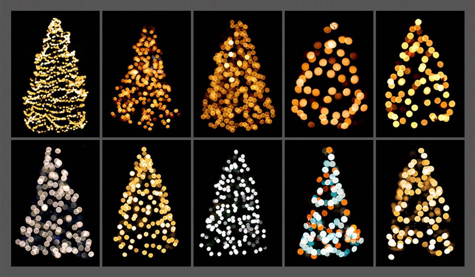 Post-Processing Bokeh Christmas Tree Lights