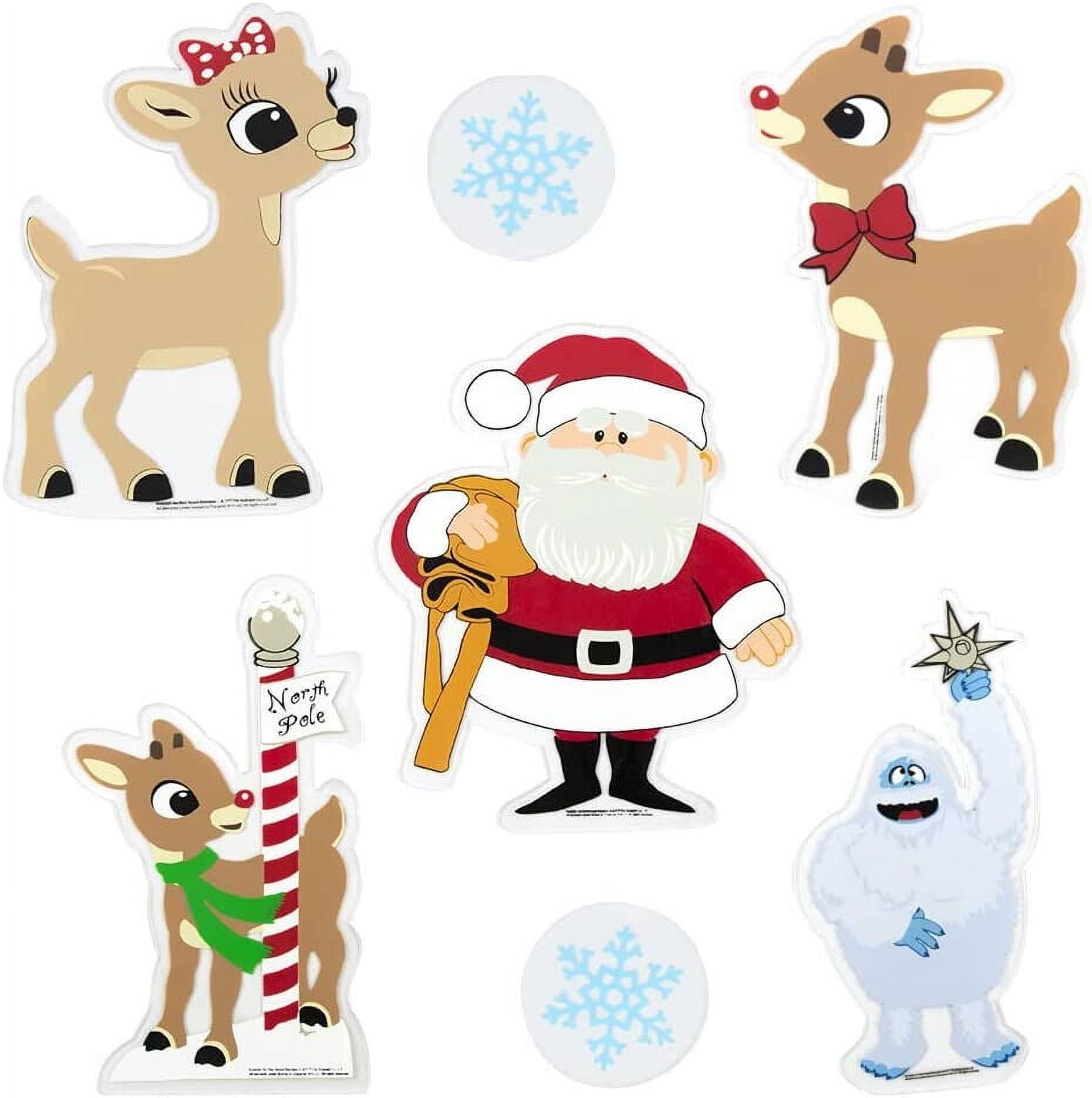 Reindeer Window Clings