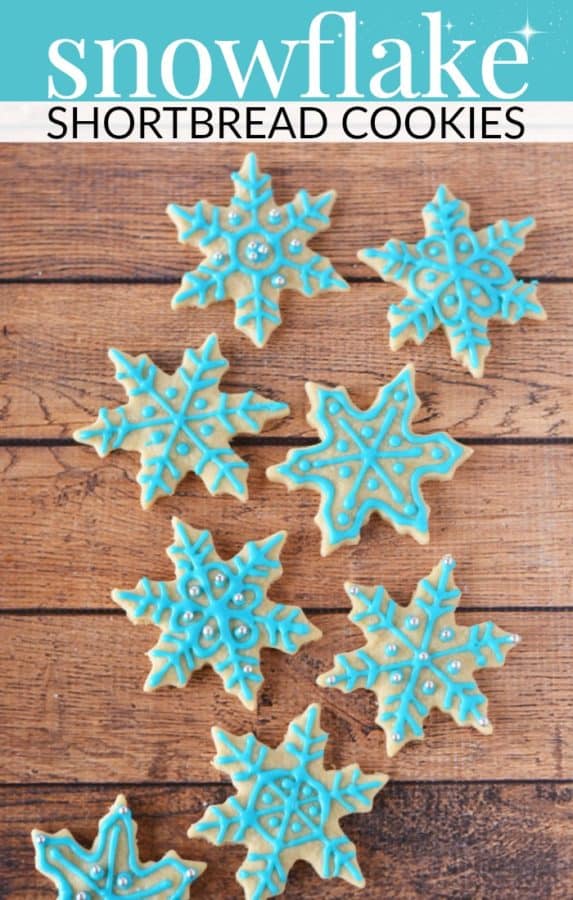 Shortbread Snowflake Tree Decorations