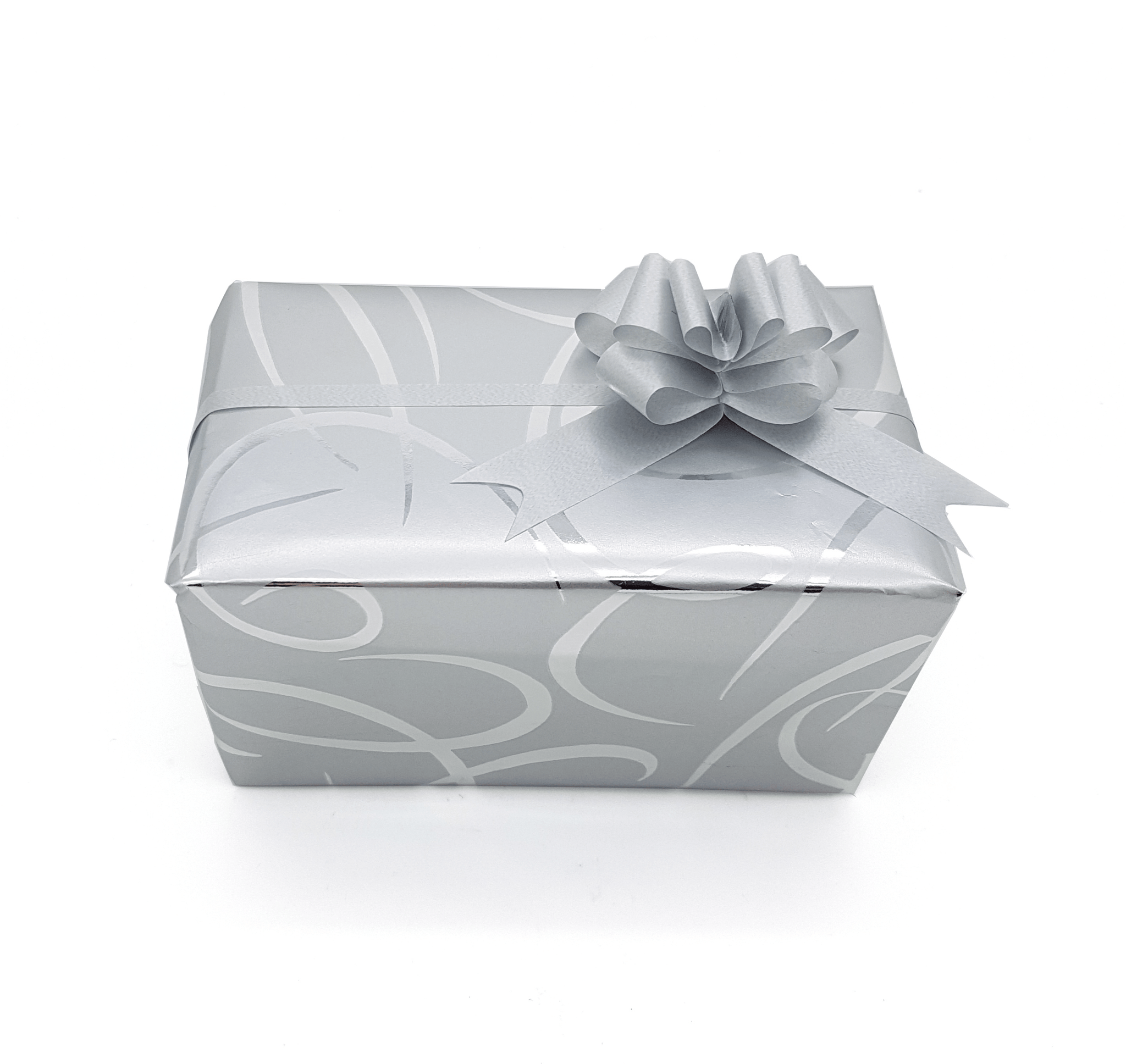 Silver Ribbon Gift Wrapping