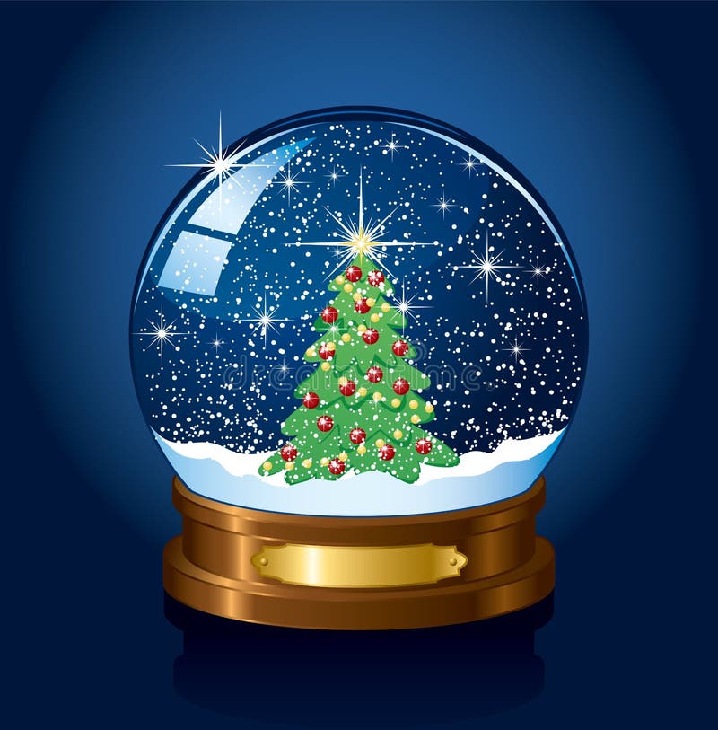 Snow Globe Christmas Tree