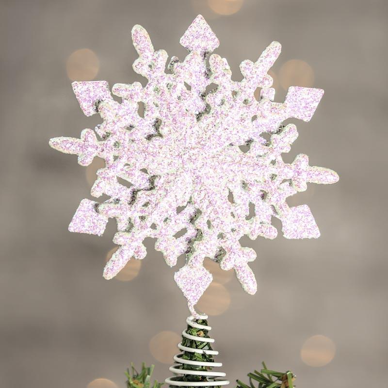 Snowflake Christmas Tree Topper Ideas