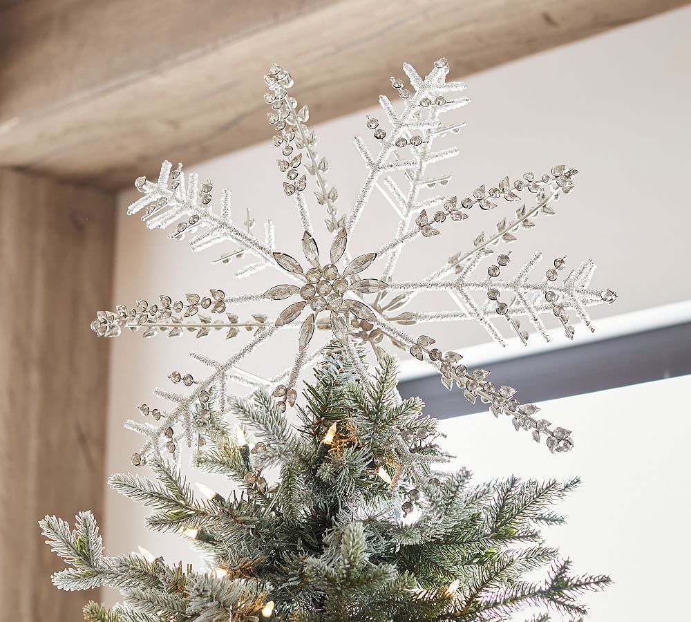 Snowflake Christmas Tree Topper