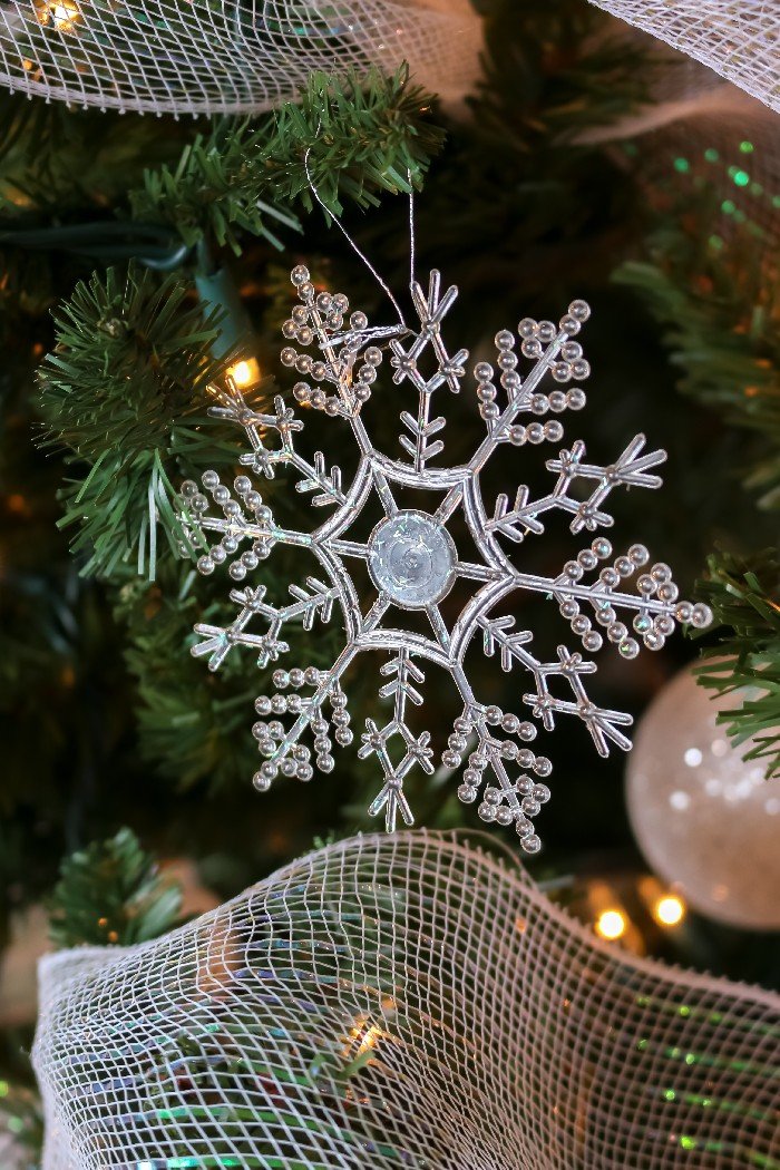 Snowflake Decorations for Mini Christmas Trees