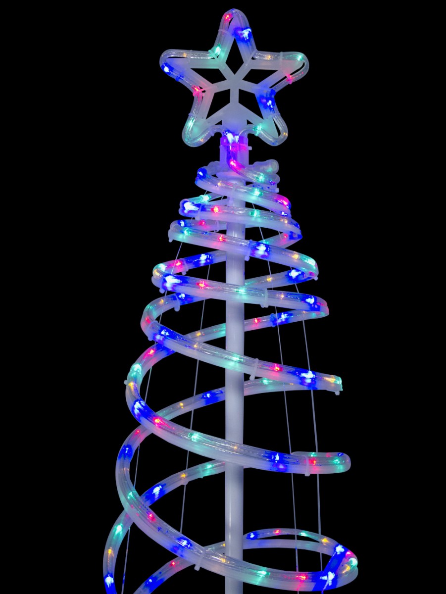 Spiral Christmas Tree with LED Lights