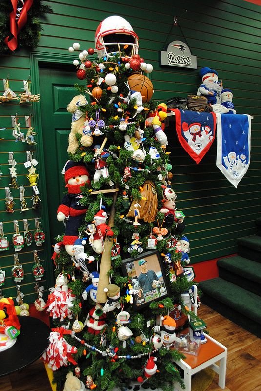 Sports-Themed Christmas Tree