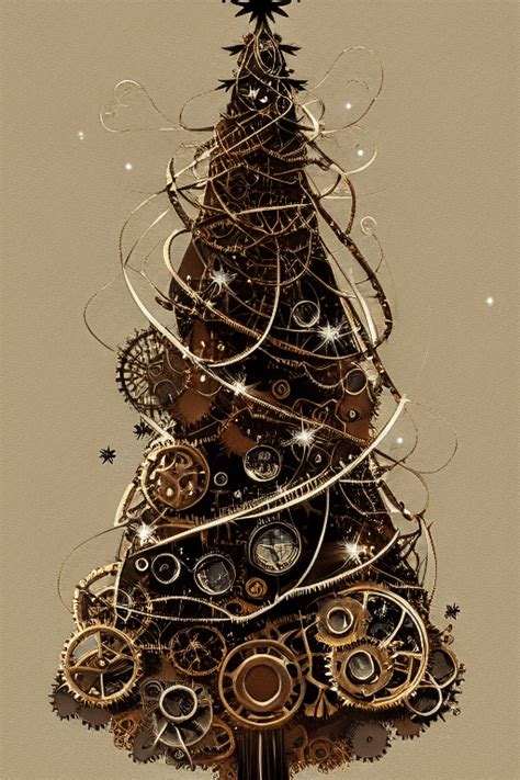 Steampunk Christmas Tree